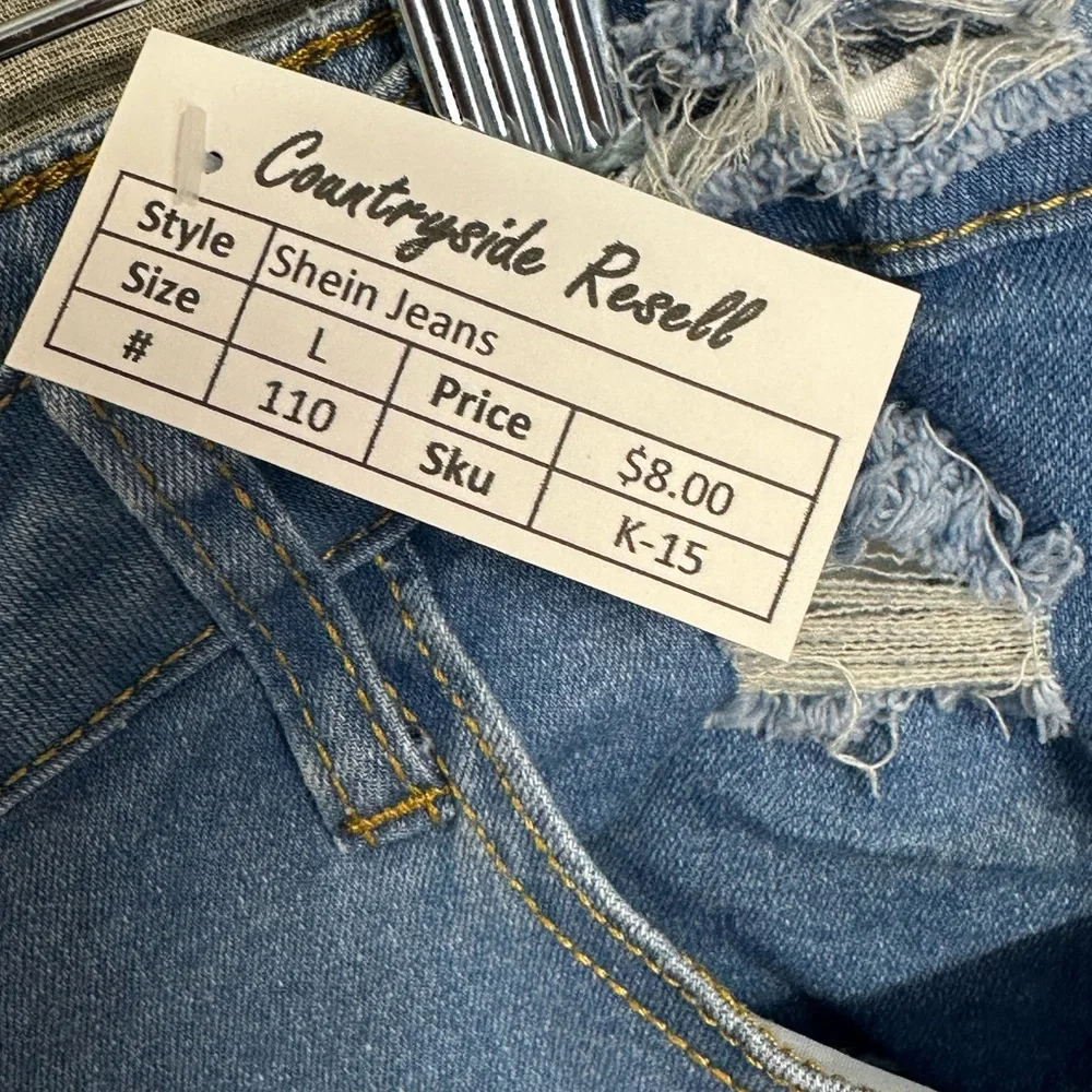 SHEIN Ripped Denim Skinny Jeans - Picture 3 of 3